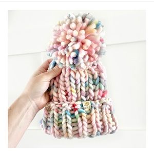 Pine & Poppy Yarnicorn Rainbow winter hat